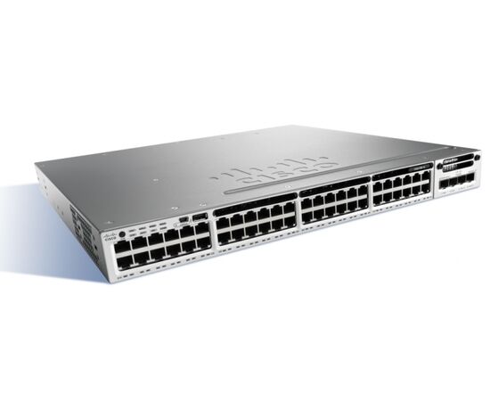  Коммутатор Cisco WS-C3850-48U-S (48 портов), фото 1 