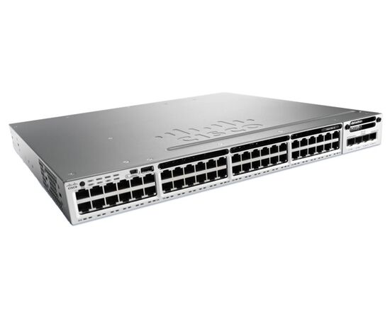  Коммутатор Cisco WS-C3850R-48P-L (48 портов, PoE), фото 1 