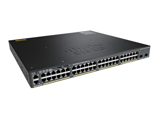  Коммутатор Cisco WS-C2960X-48LPD-L (48 портов), фото 1 