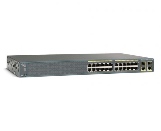  Коммутатор Cisco WS-C2960R+24PC-S (24 порта, с PoE), фото 1 