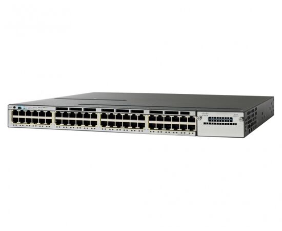  Коммутатор Cisco WS-C3750X-48PF-L (48 портов, PoE), фото 1 
